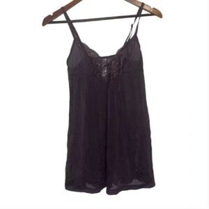 Women's Gilligan Omalley Dark Purple Eggplant Lingerie Dress